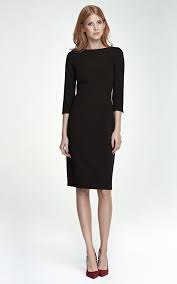 Classic Dress Silkfred Elegant Black Dress Fashion Black Mid Length Dress