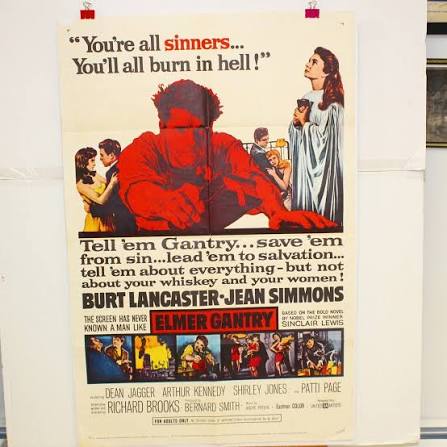 Elmer Gantry 1960 Theme Directing Screenplay Performance Cinematography /  Editing / Music / Production design / … #movie #classichollywood  #burtlancaster #nobel #atheism Burt Lancaster WAS Elmer Gantry! 👍👍  Original