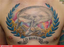 Star trek came into my world at christmas with the original movies boxset then one thing led. Ugliest Tattoos Star Trek Bad Tattoos Of Horrible Fail Situations That Are Permanent And On Your Body Funny Tattoos Bad Tattoos Horrible Tattoos Tattoo Fail Cheezburger