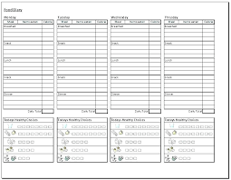 Food Diary Template For Allergies Flaky Me