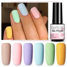 This was my huge downfall when i wasn't able to do gel nails at home well. Lilycute Matte Gel Nail Polish Matte Top Coat Need 7ml Autumn Color Hybrid Varnish Soak Off Uv Gel Nail Art Design Gel Polish Nail Gel Aliexpress