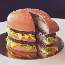 Birthday Cake And Food Image Funny Birthday Cakes Hamburger Cake Funny Cake