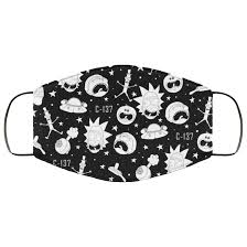 Maybe you would like to learn more about one of these? Black And White Rick And Morty Pattern Face Mask