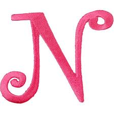 Google Image Result For Http Www Threadart Com Images A68697a Jpg Pink Images Lettering Letter N