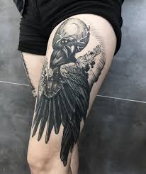 This lovely line work design. 1001 Ideas For Thigh Tattoos For Women Who Are The Ultimate It Girl
