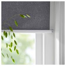 Fyrtur Verdunklungsrollo Kabellos Batteriebetrieben Grau Ikea Osterreich Blackout Roller Blinds Roller Blinds Blinds