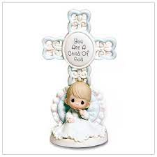Precious Moments Baby Boy Cross Baptism Gift