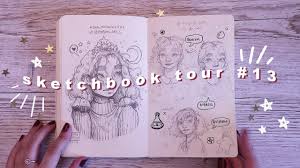 Sketchbook Tour Sketchbook 13 By Pypahs Art In 2020 Sketchbook Tour Sketch Book Art