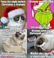 Funny Christmas Grumpy Cat Memes Grumpy Cat