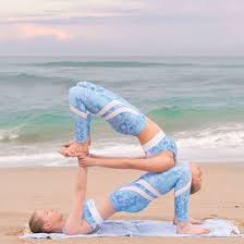 Yoga Challenge Partner Easy Yoga Couple Challenge Partner Acro Yoga Yoga Friends Partner Yoga Chall Couples Yoga Poses Yoga Challenge Poses Partner Yoga Poses