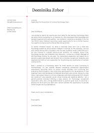 When i learned of your search for an admissions assistant, i was eager to submit my resume detailing my experience and credentials for your consideration. Psychology Internship Cover Letter Sample Kickresume