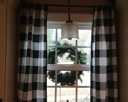 Black And White Buffalo Check Kitchen Curtains Pin On Rustic Country Kitchen Decor
