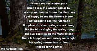Flowers of the forest poem. Spring Poems
