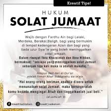 (solat) jumaat tanggungjawab yang wajib (ditunaikan) oleh setiap muslim secara berjemaah kecuali 4 (golongan): Wajib Itulah Hukum Solat Pas Kawasan Balik Pulau Facebook