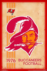 Tampa Bay Buccaneers Vintage Logo 22x34 Football Poster Tampa Bay Buccaneers Logo Tampa Bay Buccaneers Tampa Bay Bucs