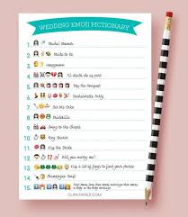 The Original Wedding Emoji Pictionary Bridal Shower Game Etsy Bridal Shower Games Bridal Shower Fun Bridal Shower Games