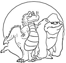 Our godzilla coloring pages in this category are 100% free to print, and we'll never charge you for using, downloading, sending, or sharing them. Godzilla Vs Kong Coloring Pages Free Printable Coloring Pages For Kids