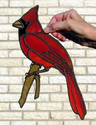 Image Result For Cardinal Stained Glass Birds Stained Glass Ornaments Stained Glass Cardinal