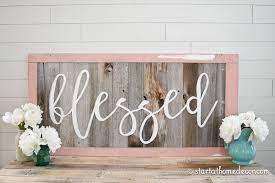 More Reclaimed Wood Signs Start At Home Decor Handmade Home Decor Home Decor Colors Handmade Home