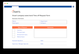 How To Make An Employee Time Off Request 7shifts