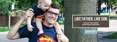 Find hoodies, crewnecks, shirts and more with differen designs and colors here, just for you! Dad And Lads Matching Father Son T Shirts