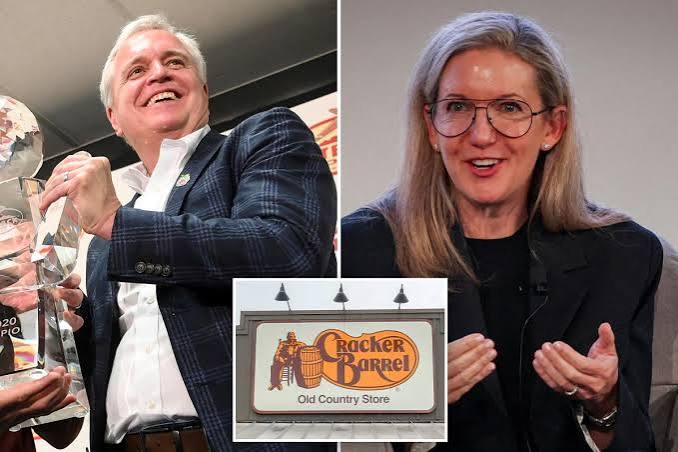 Cracker Barrel CEO Julie Felss Masino steps down after 'woke' rebrand sparked backlash from customers -- and even Trump