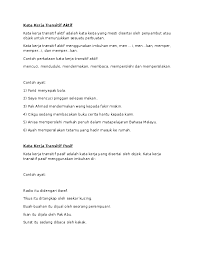 Latihan kata kerja tahun 6 ini dimuatkan melalui kurikulum standard sekolah rendah (kssr). Doc Kata Kerja Transitif Aktif Taurus04 94 Academia Edu