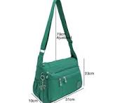Bolsa Feminina Transversal Ombro Reforçada Resistente Casual Vários Bolsos  Media Menino e Menina