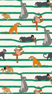 Mcdonalds 1989 disney книга джунглей 4 игрушка лот луи шер хан u3 маугли junior. Disney The Jungle Book X Cath Kidston Phone Wallpaper Disney Phone Wallpaper Cute Cartoon Wallpapers Jungle Book Disney