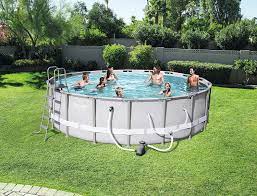 bestway 56399e power steel 18 x 52 above ground pool above ground swimming pools pool in ground pools