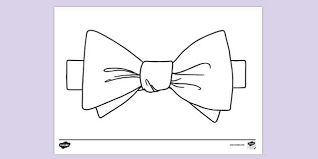 Free printable cat in the hat coloring pages. Free Bow Tie Colouring Colouring Sheets Teacher Made