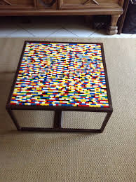 Table With Lego S Legos Lego Table Lego Furniture
