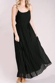 Dakota Black Pleated Maxi Dress Black Pleated Dress Maxi Dress Boutique Maxi Dresses