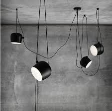Modern Industrial Iron Spider Drum Pendant Lights Black Suspension Luminaire Bar Living Room Ha Black Hanging Lighting Drum Pendant Lighting Hanging Light Lamp