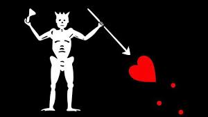 Brief history of pirate flags. Avast Ye Maties Pirate Flags Of Skulls Swords Pierced Hearts Mostly Tall Tales The Virginian Pilot