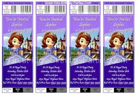 This fun paper craft banner design is a great party decoration to add to your boys birthday party. Sofia The First Invitations