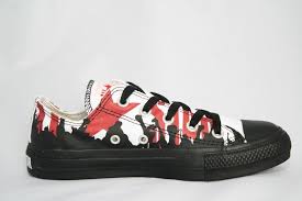 Converse Chuck Taylor All Star Black Red White Concert Lo 2