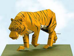 Tiger Paper Crafts Origami Yamaha Motor Co Ltd Paper Animals Paper Crafts Origami Tiger Crafts