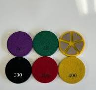 3" Ceramic Resin Polishing Pads With 5 Segment