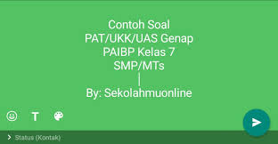 Beliau adalah seorang pedagang kain yang kaya raya, kekayaannya ini beliau belanjakan guna mendapatkan keridhaan allah swt, yaitu untuk pembangunan umat dan ketinggian islam. Contoh Soal Penilaian Akhir Tahun Paibp Kelas 7 Pat Ukk Paibp Kelas Vii Smp Mts Part 3 Ustadzmu Com