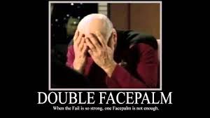 Image result for double facepalm