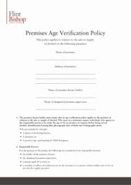 Jun 07, 2020 · a privacy policy is a required legal document in most states and countries. Premises Age Verification Policy Template Flint Bishop