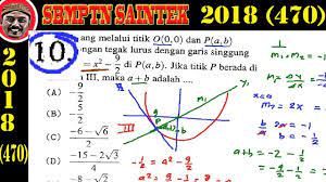 Maybe you would like to learn more about one of these? Pembahasan Soal Sbmptn Saintek 2018 Matematika Ipa Kode 470 No 10 Turunan Dan Fungsi Kuadrat Youtube