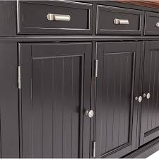 Get free shipping on qualified 3 in., black, farmhouse drawer pulls or buy online pick up in store today in the hardware department. Farmhouse Basics Kitchen Island In Black Finish With Vintage Oak And Granite Top On Sale Overstock 19504137
