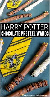 Harry potter wand collection (+16 wands!!) Harry Potter Party Food Pretzel Wands The Inspiration Edit