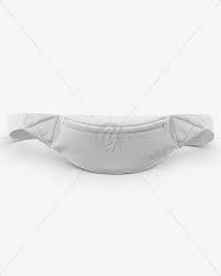 Present your awesome branding and advertising design projects on this highly detailed mockup of a duffle bag (front view). Bum Bag Mockup Front Half Side High Angle View Fanny Pack In Apparel Mockups On Yellow Images Object Mockups