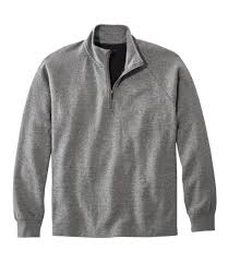 Cotton is one of many types of textile fibers. Men S Washed Cotton Double Knit Shirts Quarter Zip Pullover Sweatshirts Fleece At L L Bean