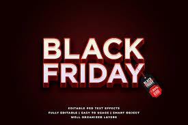 This is a template for a twitter profile, mobile view. Black Friday Sale 3d Text Effect Mockup Graphic By Syifa5610 Creative Fabrica