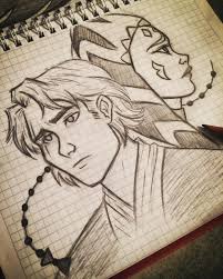 Anakin And Ahsoka By 7lisa On Deviantart Star Wars Drawings Star Wars Art Star Wars Fan Art