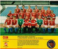 Czechoslovakia 1989 Football Team Team Photos Soccer Field